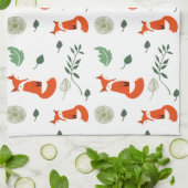 Foxes Theedoek (Gevouwen)