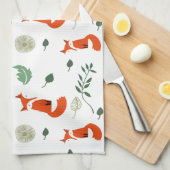 Foxes Theedoek (Quarter Fold)