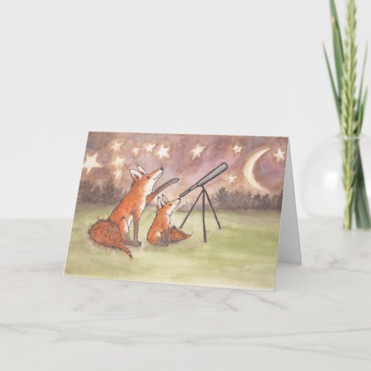 Foxes Vaderdag Kaart (Voorkant)