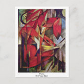 foxes van franz marc briefkaart (Voorkant)