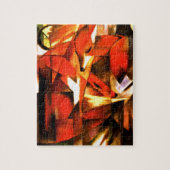 Foxes van Franz Marc Fine Art Legpuzzel (Verticaal)