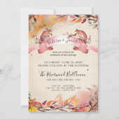 Foxes vintages Soirée seulement Faire-part de mari (Devant)