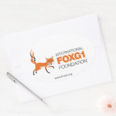 FOXG1 ovale stickers (Envelop)