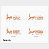 FOXG1 ovale stickers (Vel)