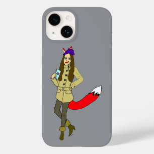 Foxgirl Case-Mate iPhone 14 Hoesje