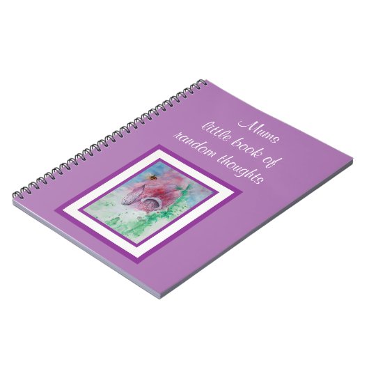 Foxglove and Bee jotter Notitieboek (Linkerzijde)