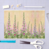 Foxglove bloemen design tissuepapier (Craft)