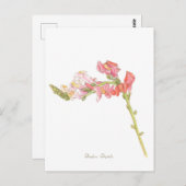 Foxglove Briefkaart (Voorkant / Achterkant)