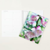 Foxglove Flower Rose violet vert Jardin blanc (Devant avec enveloppe)