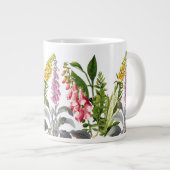 Foxglove Flowers Floral Garden Jumbo Mok (Voorkant rechts)