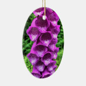 Foxglove Flowers, Oregon Keramisch Ornament (Rechts)
