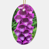 Foxglove Flowers, Oregon Keramisch Ornament (Links)