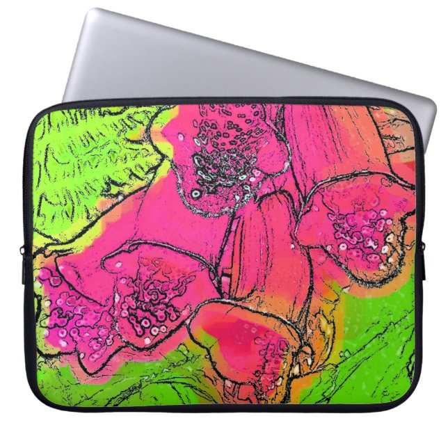 FOXGLOVE LAPTOP SLEEVE (Voorkant)