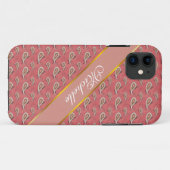 Foxglove Petal Paisley Pattern Case-Mate iPhone Case (Achterkant (horizontaal))