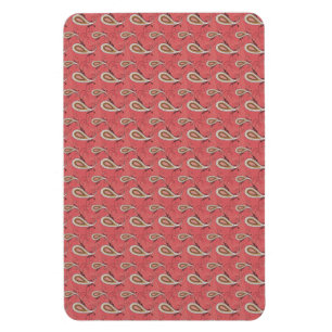 Foxglove Petal Paisley Pattern Magneet