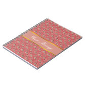 Foxglove Petal Paisley Pattern Notitieboek (Linkerzijde)