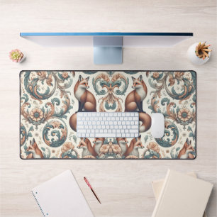 Foxglove Whispers: Victoriaans elegantie in Natuur Bureaumat