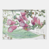 Foxglove Wildflower Flower Kitchen Towel Theedoek (Horizontaal)