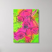 FOXGLOVES CANVAS AFDRUK (Voorkant)