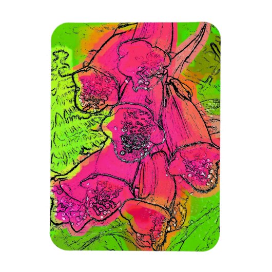 FOXGLOVES MAGNEET (Verticaal)