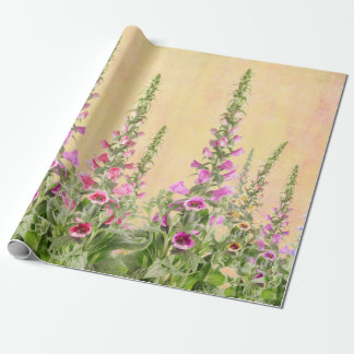 Foxhandschoenen Digitalis Cadeaupapier