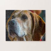 Foxhound Dog. Legpuzzel (Horizontaal)