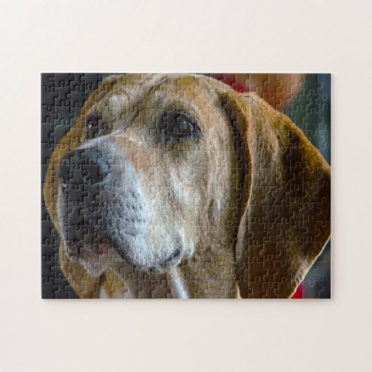 Foxhound Dog. Legpuzzel (Horizontaal)