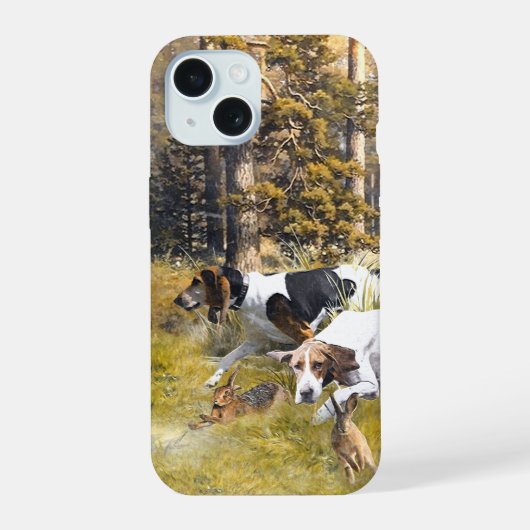 Foxhound iPhone 15 Hoesje (Achterkant)