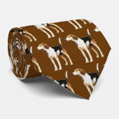 Foxhound Necktie Stropdas (Opgerold)