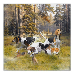 Foxhound Perfect Poster