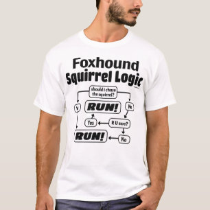 Foxhound Squirrel Logic T-shirt