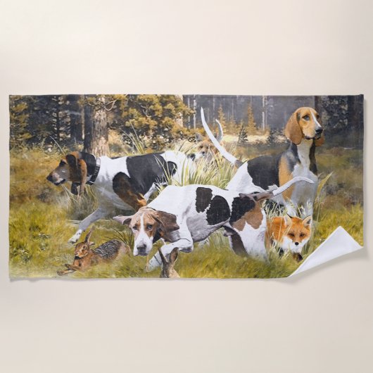 Foxhound Strandlaken (Voorkant)