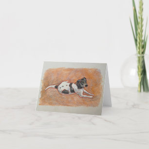 Foxhound Terrier Bedankkaart