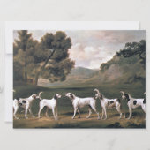 Foxhounds in een landelijk landschap (door George  Kaart (Voorkant)