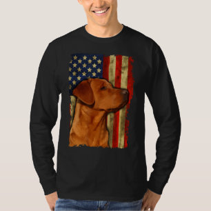 Foxred Labrador Retriever US Flag Fox Rood T-shirt