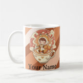 Fox's Cozy Read Morning Coffee Mug (Gauche)