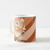 Fox's Cozy Read Morning Coffee Mug Koffiemok (Voorkant links)