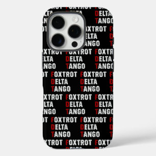 Foxtrot Delta Tango iPhone 16 Pro Hoesje