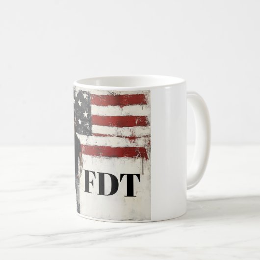 Foxtrot Delta Tango Coffee Mok (Voorkant rechts)