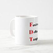 Foxtrot Delta Tango Coffee Mug (Devant gauche)