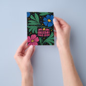 Foxtrot Delta Tango Flower Boho Flyer (Hand)
