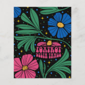 Foxtrot Delta Tango Flower Boho Flyer (Achterkant)