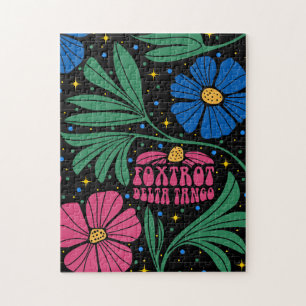 Foxtrot Delta Tango Flower Boho Legpuzzel