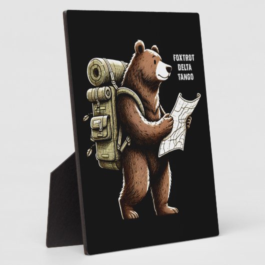 Foxtrot Delta Tango Funny Beer Fotoplaat (Zijkant)