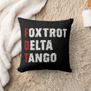 Foxtrot Delta Tango Kussen