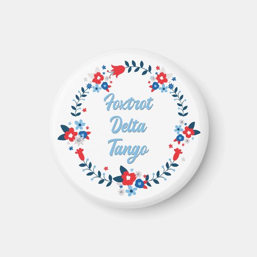 Foxtrot Delta Tango Magneet (Voorkant)