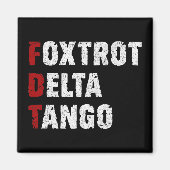 Foxtrot Delta Tango Magneet (Voorkant)