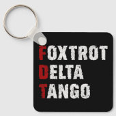 Foxtrot Delta Tango Sleutelhanger (Voorkant)