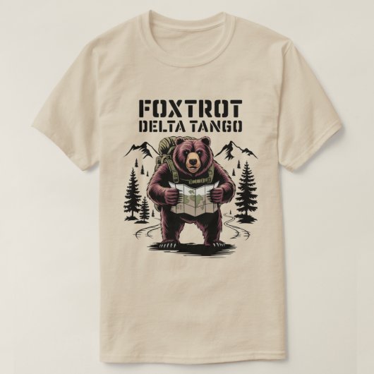 Foxtrot Delta Tango T-shirt (Design voorkant)