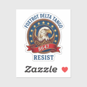 Foxtrot Delta Tango Weersta Sticker